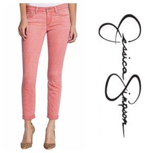 Jessica Simpson Rolled Crop Skinny Jeans 6 28